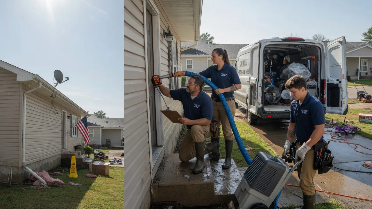 Ceiling Water Damage Restoration in Akron, OH near me
